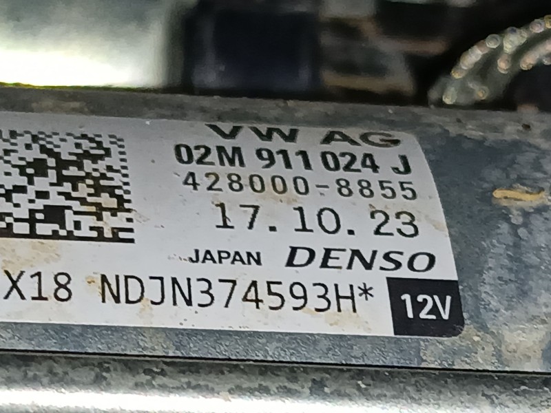 Recambio de motor arranque para volkswagen t-cross (c11, d31) 1.0 tsi referencia OEM IAM 02M911024J  