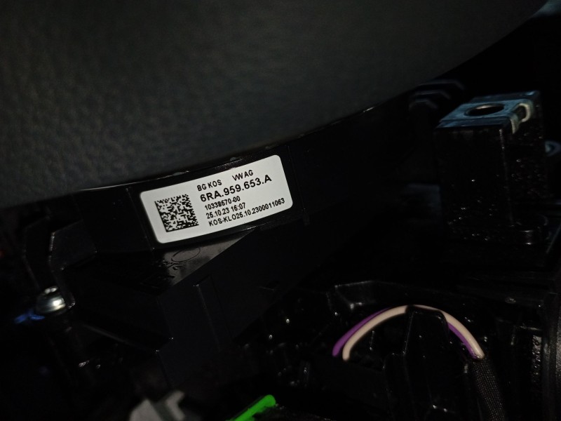 Recambio de anillo airbag para volkswagen t-cross (c11, d31) 1.0 tsi referencia OEM IAM 6RA959653A  