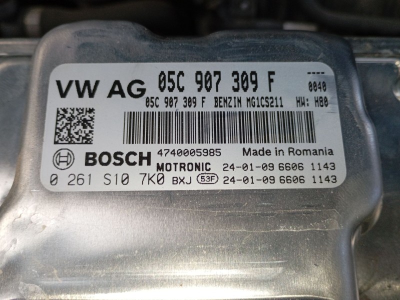Recambio de centralita motor uce para volkswagen t-cross (c11, d31) 1.0 tsi referencia OEM IAM 05C907309F 0261S107K0 