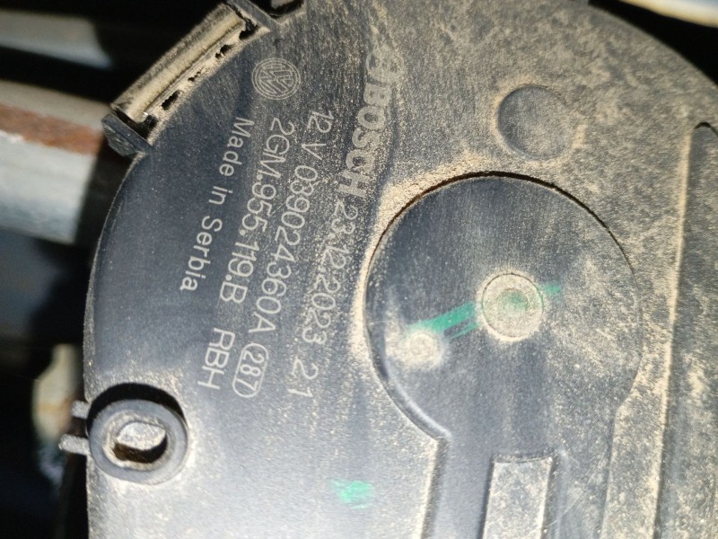 Recambio de motor limpia delantero para volkswagen t-cross (c11, d31) 1.0 tsi referencia OEM IAM 2GM955119B  