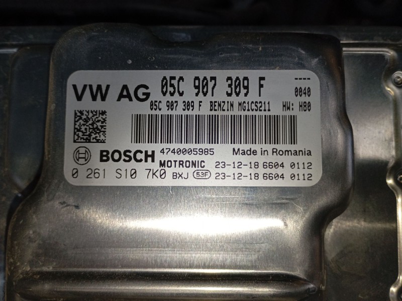 Recambio de centralita motor uce para volkswagen t-cross (c11, d31) 1.0 tsi referencia OEM IAM 05C907309F  