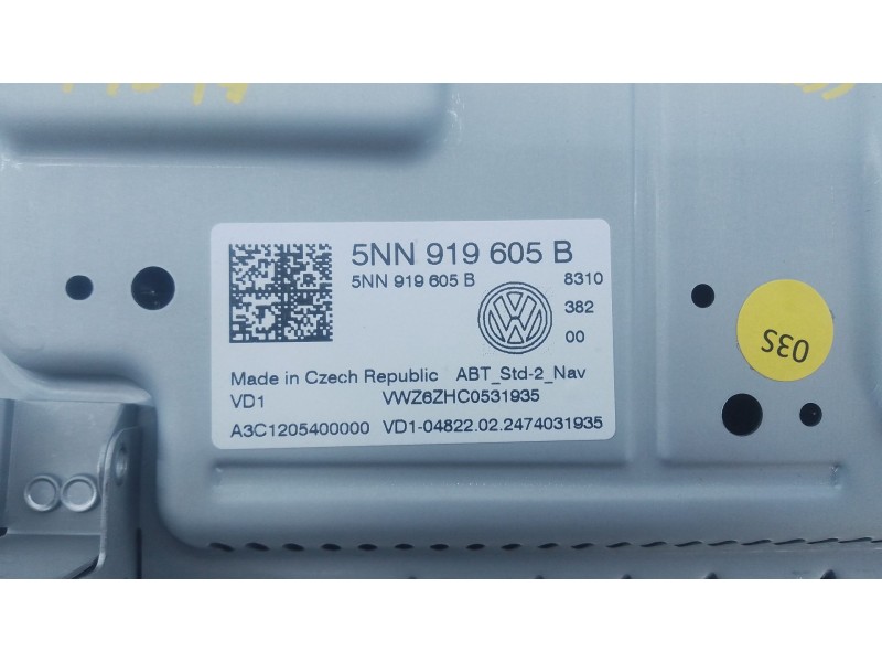 Recambio de sistema navegacion gps para volkswagen t-cross (c11, d31) 1.0 tsi referencia OEM IAM   