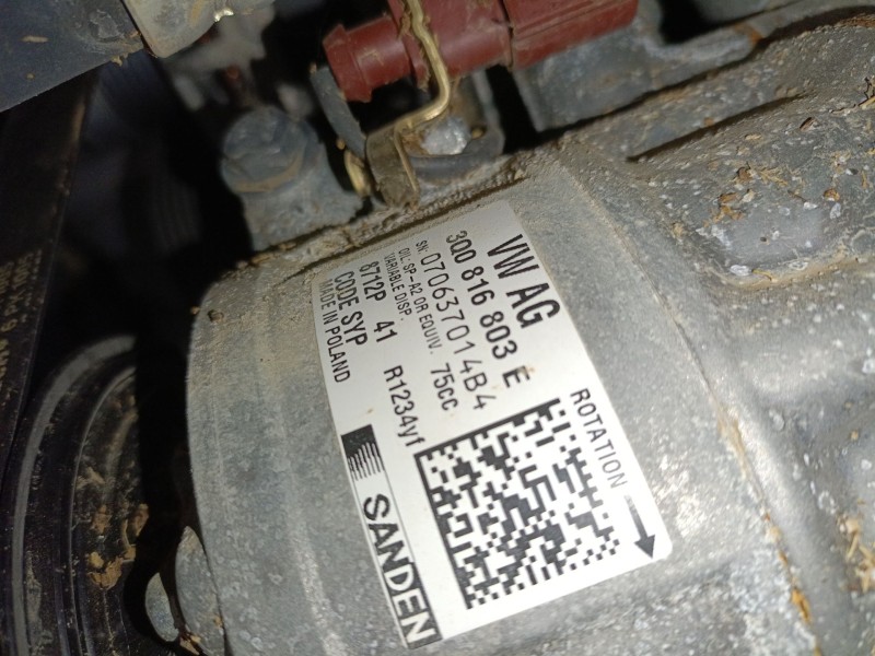 Recambio de compresor aire acondicionado para volkswagen t-cross (c11, d31) 1.0 tsi referencia OEM IAM   