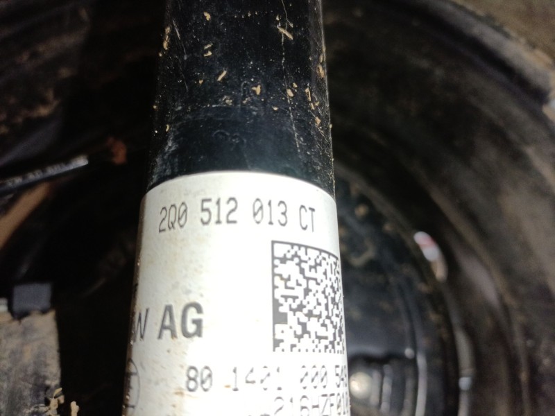 Recambio de amortiguador trasero derecho para volkswagen t-cross (c11, d31) 1.0 tsi referencia OEM IAM 2Q0512013CT  