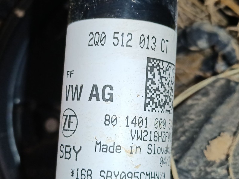 Recambio de amortiguador trasero izquierdo para volkswagen t-cross (c11, d31) 1.0 tsi referencia OEM IAM   