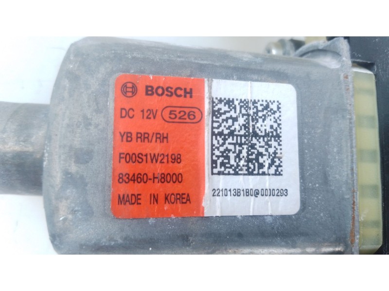 Recambio de elevalunas trasero derecho para kia stonic (yb) 1.0 t-gdi eco-dynamics+ referencia OEM IAM 7322748  