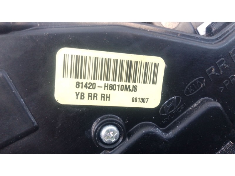 Recambio de cerradura puerta trasera derecha para kia stonic (yb) 1.0 t-gdi eco-dynamics+ referencia OEM IAM   
