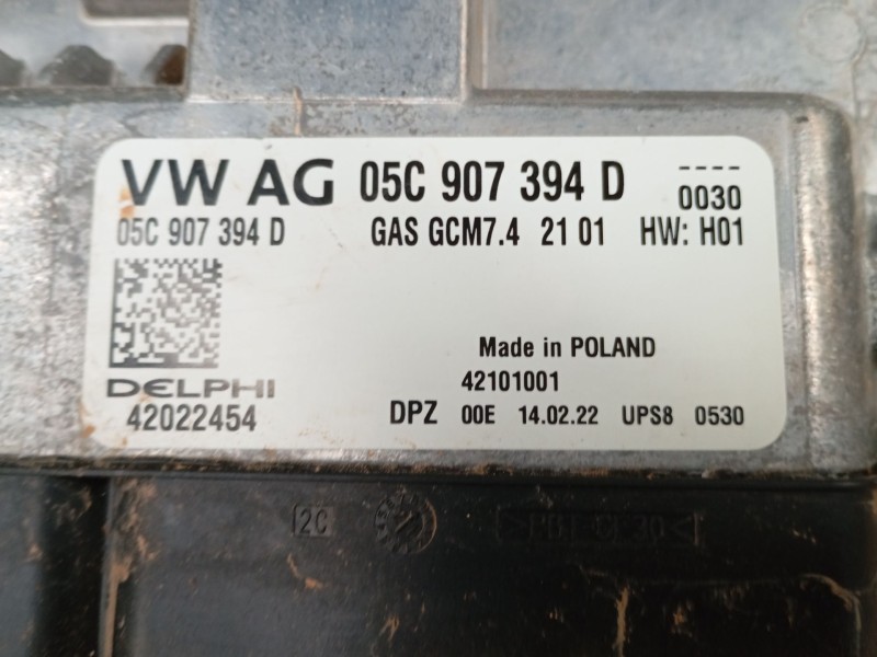 Recambio de centralita motor uce para volkswagen t-cross (c11, d31) 1.0 tsi referencia OEM IAM   