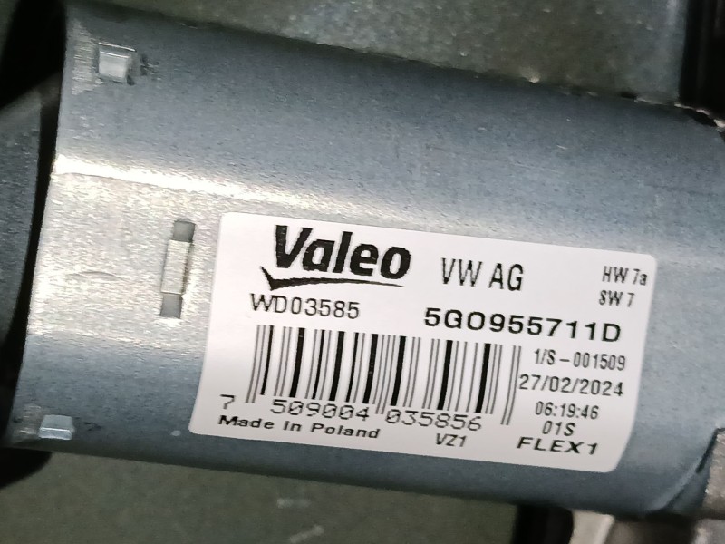 Recambio de motor limpia trasero para volkswagen t-roc (a11, d11) 1.5 tsi referencia OEM IAM 5G0955711D  