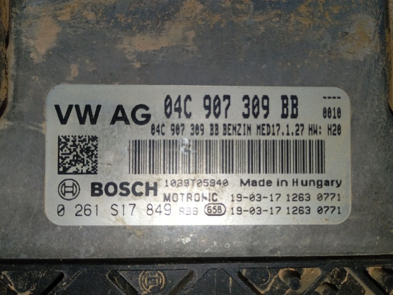 Recambio de centralita motor uce para volkswagen t-cross (c11, d31) 1.0 tsi referencia OEM IAM 04C907309BB  