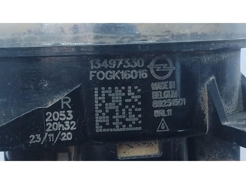 Recambio de faro antiniebla derecho para opel crossland x / crossland (p17, p2qo) 1.5 turbo d (75) referencia OEM IAM   