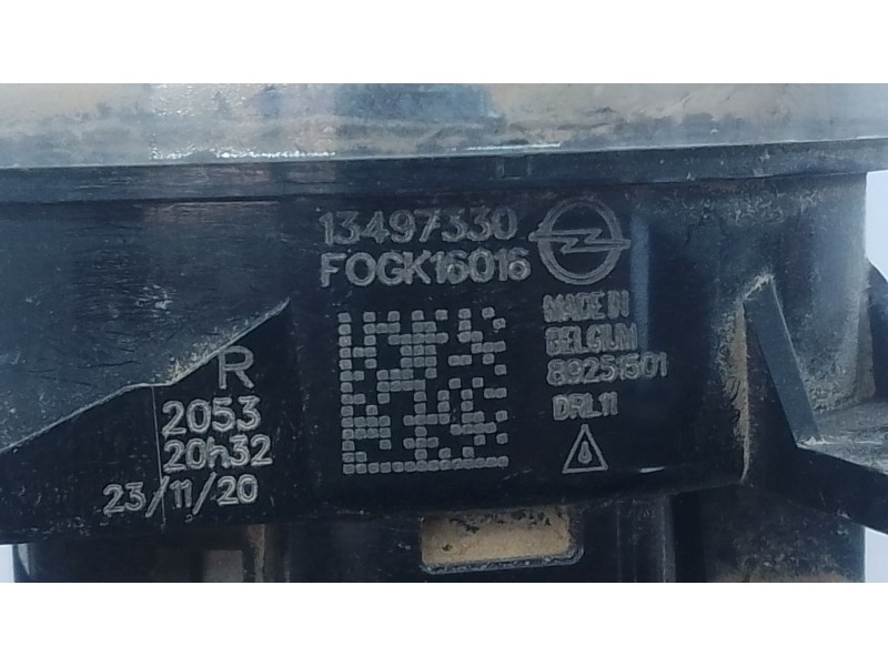 Recambio de faro antiniebla derecho para opel crossland x / crossland (p17, p2qo) 1.5 turbo d (75) referencia OEM IAM   