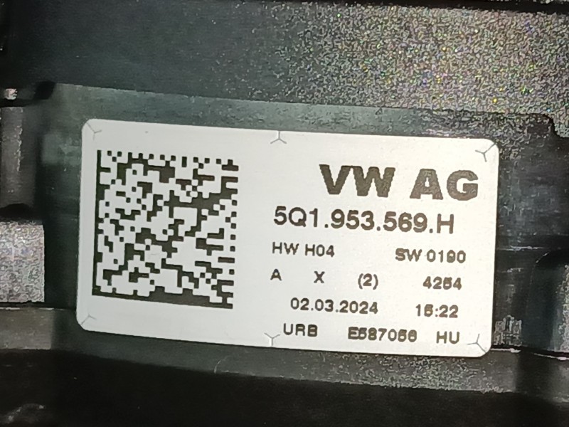 Recambio de anillo airbag para volkswagen t-roc (a11, d11) 1.5 tsi referencia OEM IAM 5Q1953569H  