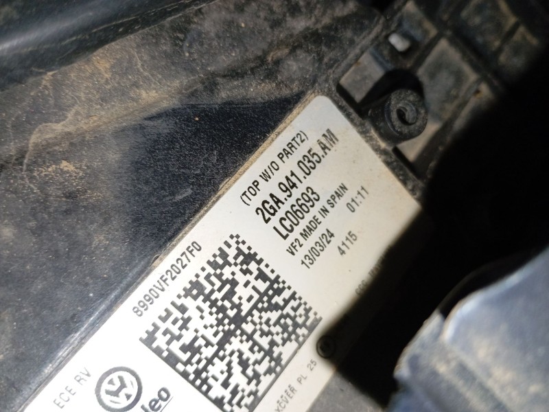 Recambio de faro izquierdo xenon para volkswagen t-roc (a11, d11) 1.5 tsi referencia OEM IAM 2GA941035AM  