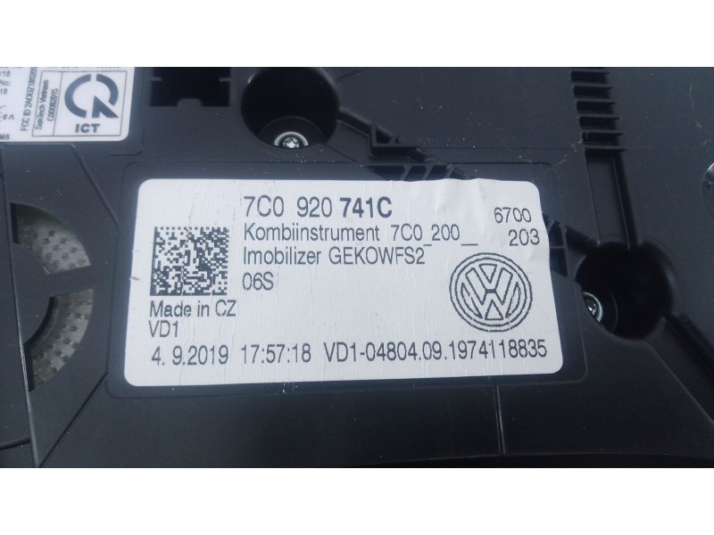 Recambio de cuadro instrumentos para volkswagen crafter furgoneta (sy_, sx_) 2.0 tdi referencia OEM IAM 7C0920741C  