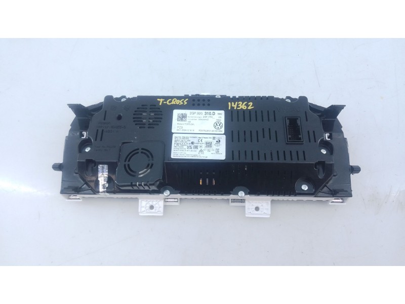 Recambio de cuadro instrumentos para volkswagen t-cross (c11, d31) 1.0 tsi referencia OEM IAM 2GP920310D  