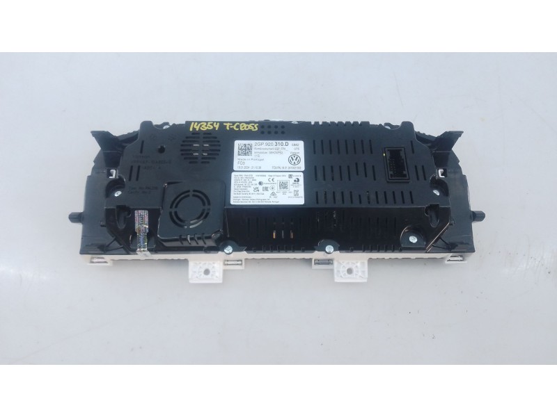 Recambio de cuadro instrumentos para volkswagen t-cross (c11, d31) 1.0 tsi referencia OEM IAM 2GP920310D  