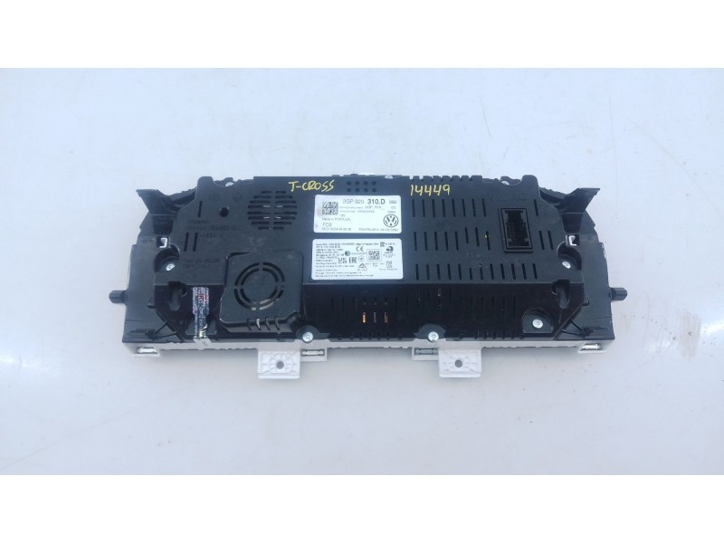 Recambio de cuadro instrumentos para volkswagen t-cross (c11, d31) 1.0 tsi referencia OEM IAM 2GP920310D  