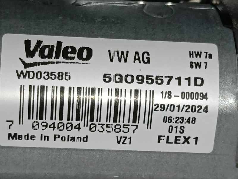 Recambio de motor limpia trasero para volkswagen t-roc (a11, d11) 1.5 tsi referencia OEM IAM   