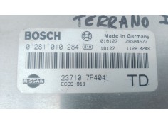 Recambio de centralita motor uce para nissan terrano ii (r20) 2.7 tdi 4wd referencia OEM IAM 237107F404 0281010284  2