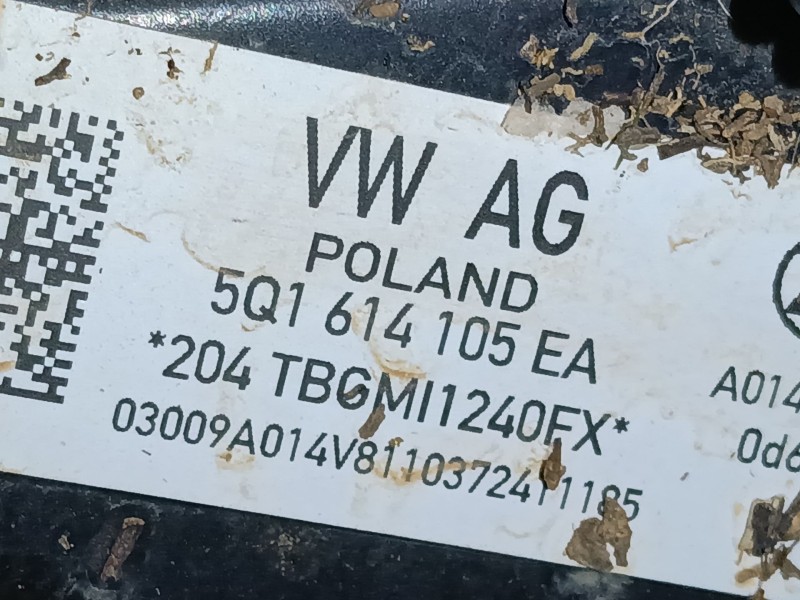 Recambio de servofreno para volkswagen t-roc (a11, d11) 1.5 tsi referencia OEM IAM 5Q1614106EA  