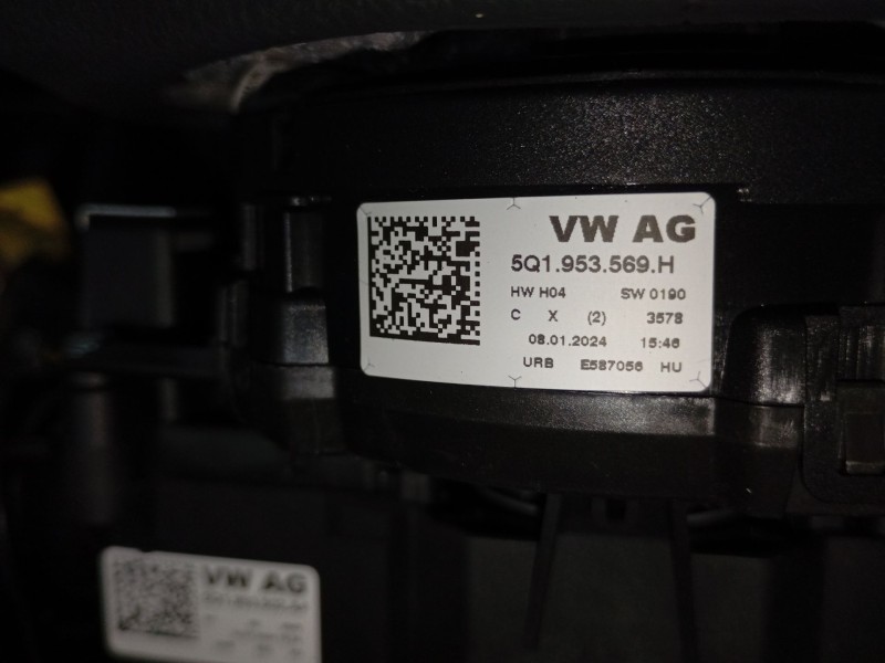 Recambio de anillo airbag para volkswagen t-roc (a11, d11) 1.0 tsi referencia OEM IAM 5Q1953569H  