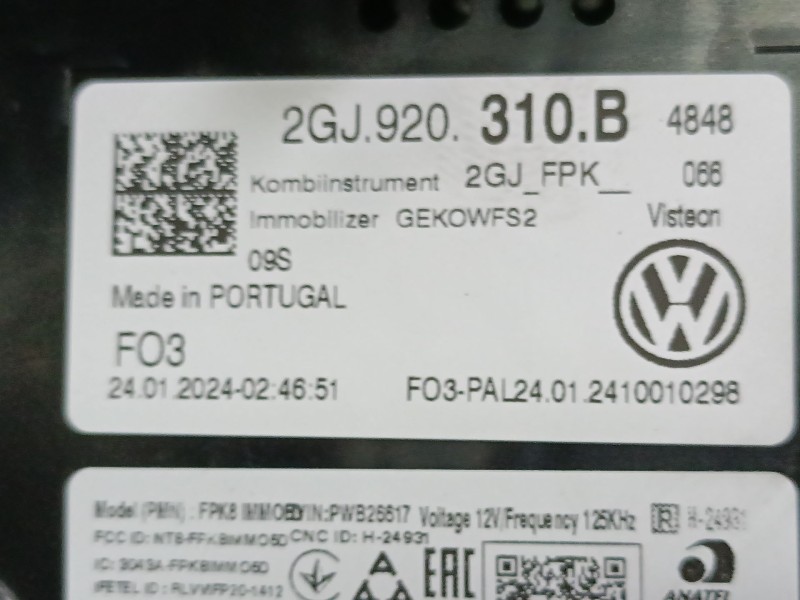 Recambio de cuadro instrumentos para volkswagen t-roc (a11, d11) 1.0 tsi referencia OEM IAM   