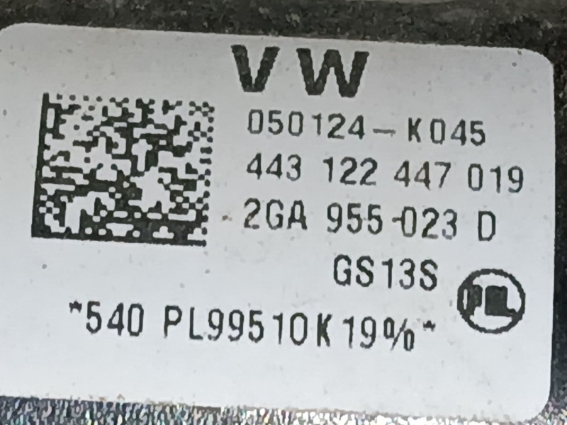Recambio de motor limpia delantero para volkswagen t-roc (a11, d11) 1.0 tsi referencia OEM IAM 2GA955023D  