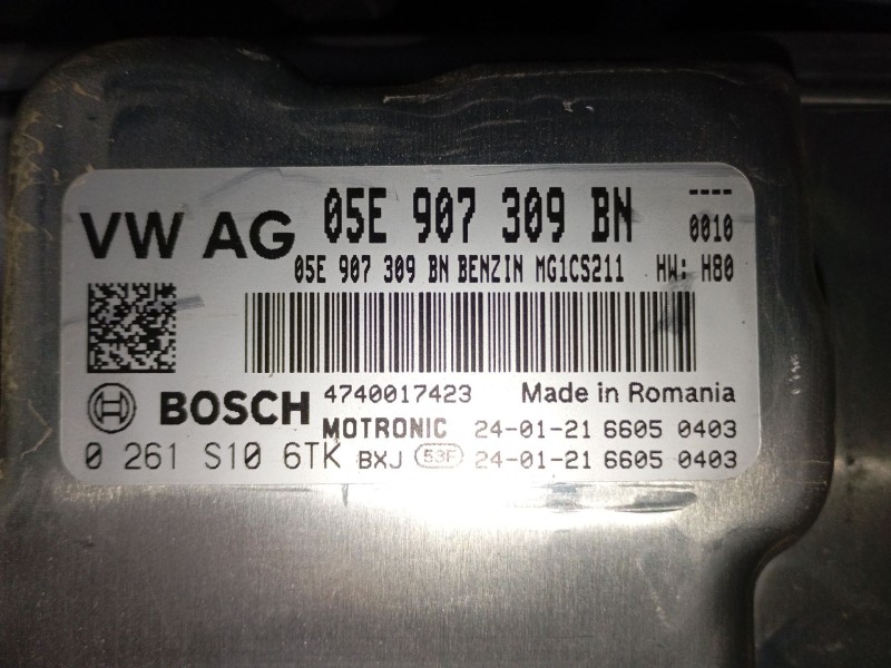 Recambio de centralita motor uce para volkswagen t-roc (a11, d11) 1.5 tsi referencia OEM IAM 05E907309BN  