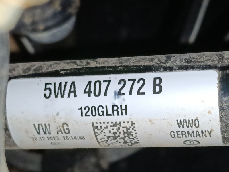 Recambio de transmision delantera derecha para volkswagen t-roc (a11, d11) 1.0 tsi referencia OEM IAM   