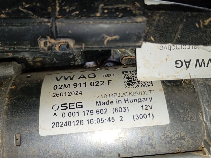 Recambio de motor arranque para volkswagen t-roc (a11, d11) 1.5 tsi referencia OEM IAM   