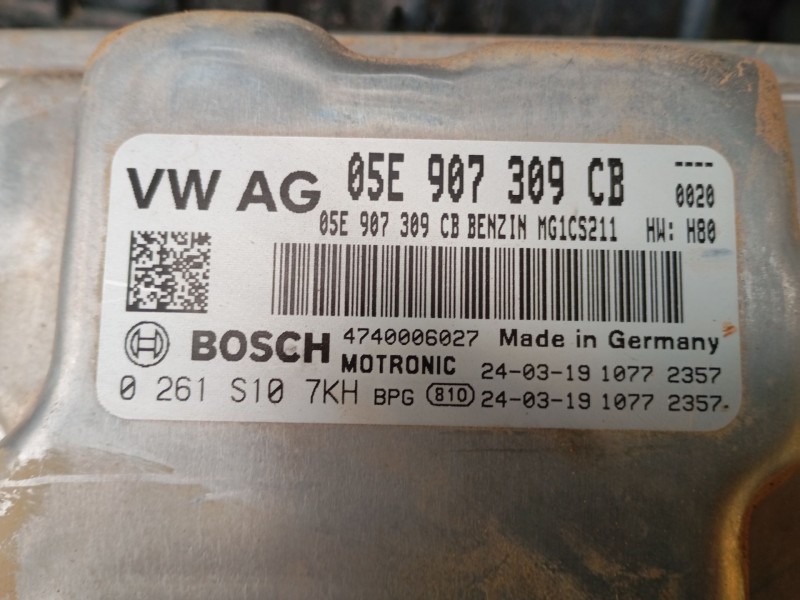 Recambio de centralita motor uce para volkswagen t-roc (a11, d11) 1.5 tsi referencia OEM IAM   