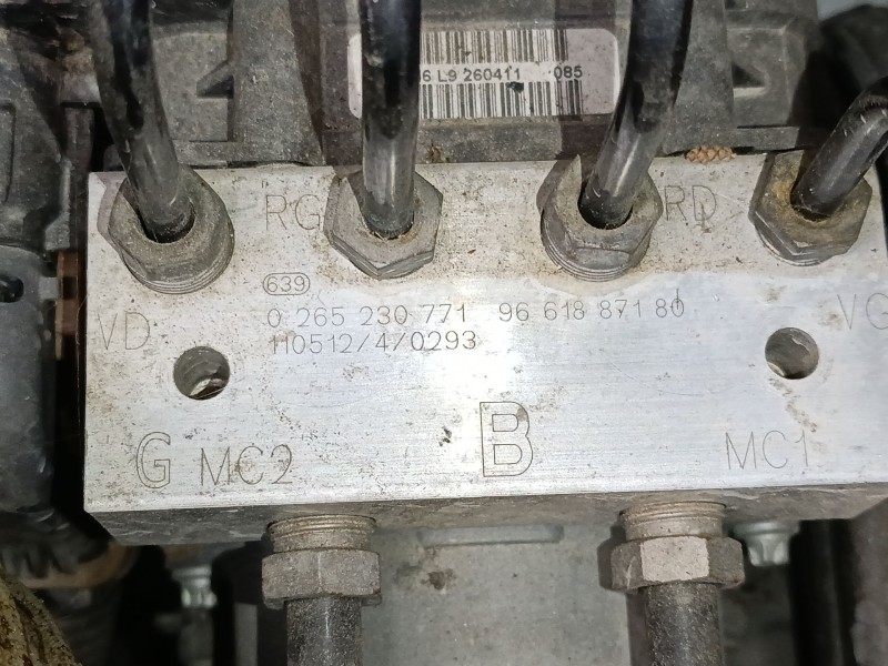 Recambio de abs para fiat scudo autobús (270_, 272_) 2.0 d multijet referencia OEM IAM 9661887180 0265230771 