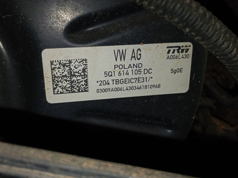 Recambio de servofreno para volkswagen t-roc (a11, d11) 1.0 tsi referencia OEM IAM 5Q614105DC  