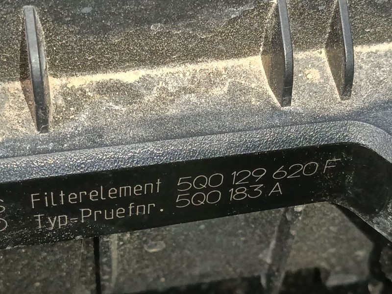 Recambio de filtro aire para volkswagen t-roc (a11, d11) 1.0 tsi referencia OEM IAM 5Q0139720F  
