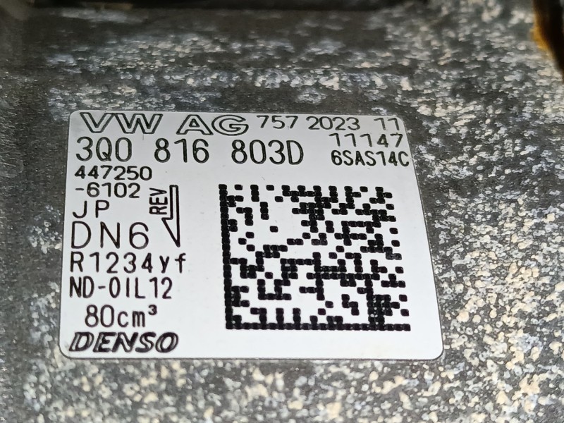 Recambio de compresor aire acondicionado para volkswagen t-roc (a11, d11) 1.0 tsi referencia OEM IAM   