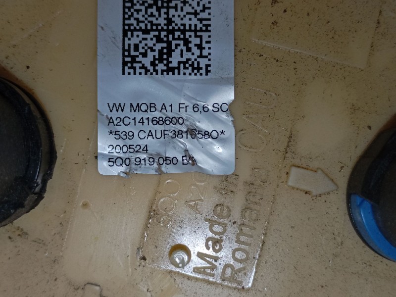 Recambio de aforador para volkswagen t-roc (a11, d11) 2.0 tdi scr referencia OEM IAM 5Q0919050B  