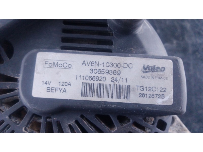 Recambio de alternador para ford c-max ii (dxa/cb7, dxa/ceu) 1.6 tdci referencia OEM IAM   