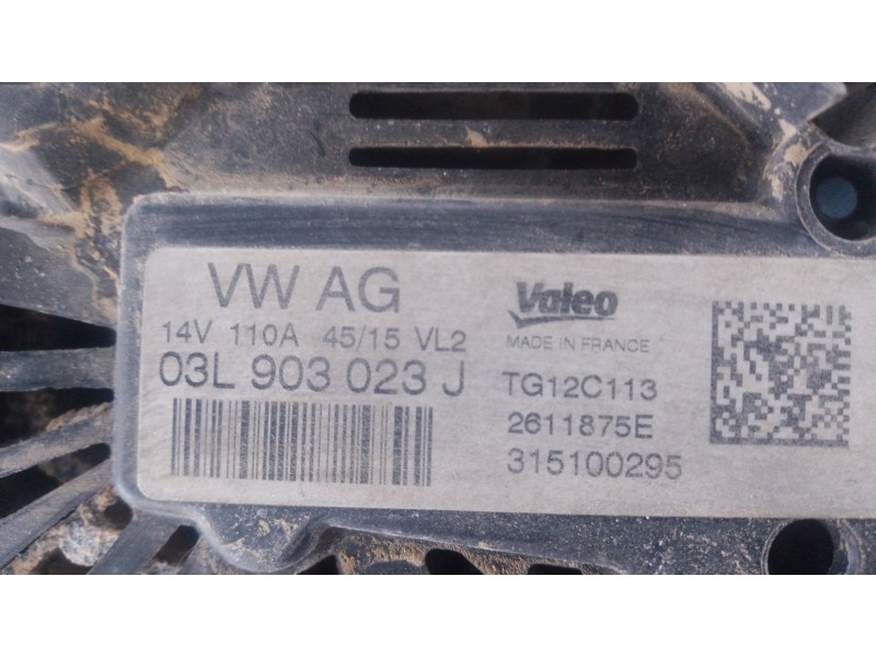 Recambio de alternador para seat leon (5f1) 1.6 tdi referencia OEM IAM   