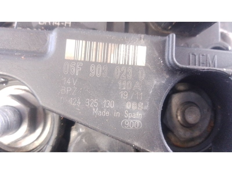 Recambio de alternador para skoda fabia ii (542) 1.6 tdi referencia OEM IAM   