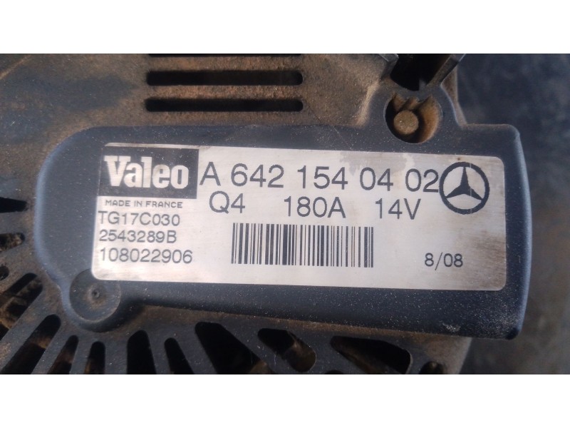 Recambio de alternador para mercedes-benz clase e (w211) e 280 cdi (211.020) referencia OEM IAM   