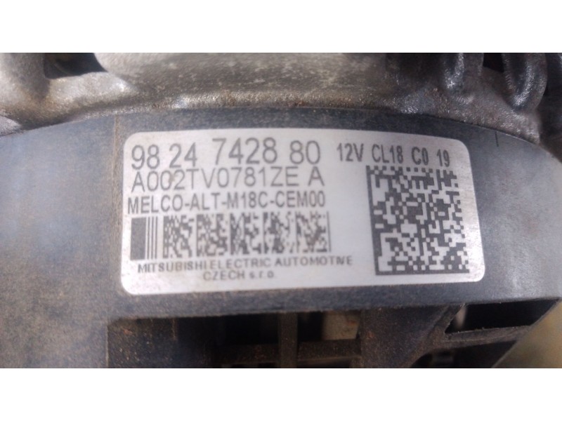 Recambio de alternador para citroën c5 aircross (ac_, aj_, ar_, a4_) 1.5 bluehdi 130 (acyhzj, acyhzr) referencia OEM IAM   