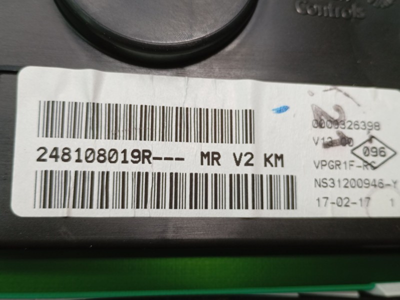 Recambio de cuadro instrumentos para dacia logan ii 1.5 dci / blue dci 75 referencia OEM IAM 248108019R  