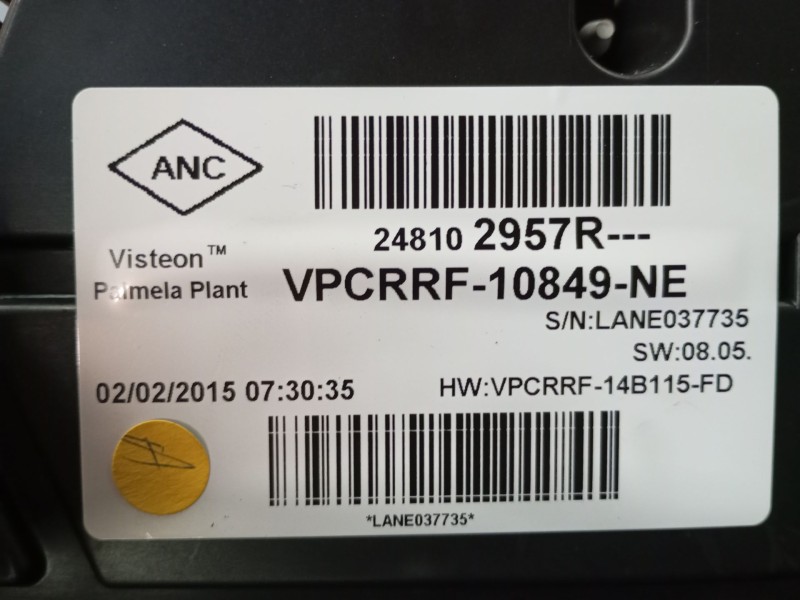 Recambio de cuadro instrumentos para renault clio iv (bh_) 1.5 dci 75 referencia OEM IAM 248102957R  