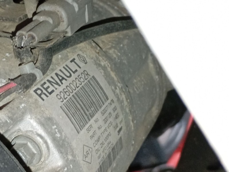 Recambio de compresor aire acondicionado para renault clio iv (bh_) 1.5 dci 75 referencia OEM IAM 926002352R  