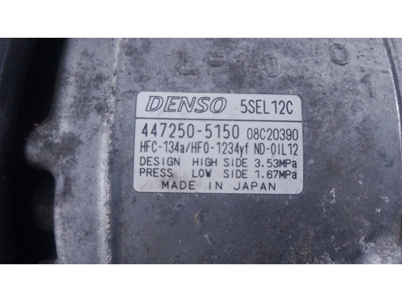 Recambio de compresor aire acondicionado para peugeot 208 ii (ub_, up_, uw_, uj_) 1.2 puretech 100 referencia OEM IAM 4472505150