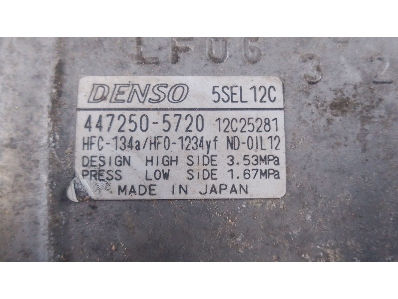 Recambio de compresor aire acondicionado para citroën c5 aircross (ac_, aj_, ar_, a4_) 1.5 bluehdi 130 (acyhzj, acyhzr) referenc