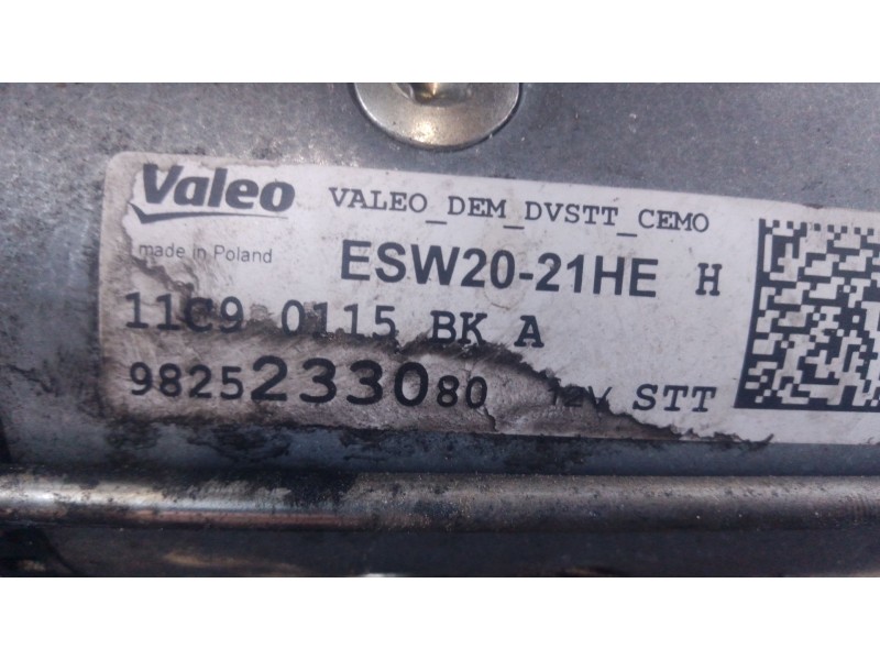 Recambio de motor arranque para peugeot 208 i (ca_, cc_) 1.5 bluehdi 100 referencia OEM IAM 9825233080  