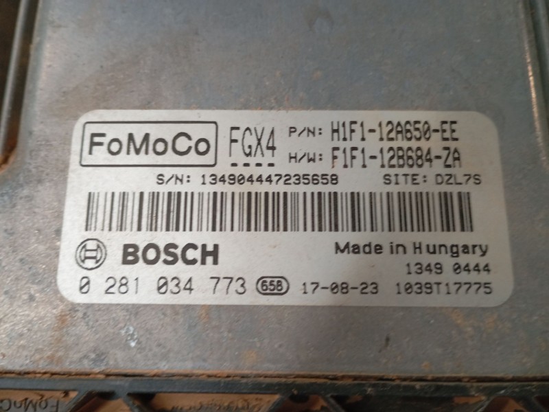 Recambio de centralita motor uce para ford focus iii 1.5 tdci referencia OEM IAM   