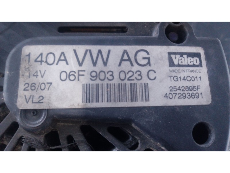 Recambio de alternador para volkswagen touran (1t1, 1t2) 1.9 tdi referencia OEM IAM   